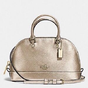 Coach Sierra gold Dome Satchel